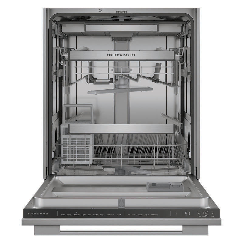 Fisher & Paykel 15 Place Setting Integrated Heat Pump Dishwasher - Panel Ready (Series 9)