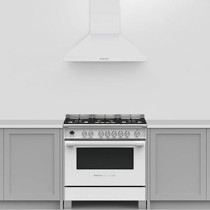 Fisher & Paykel 90cm Series 7 Pyramid Chimney Wall Rangehood