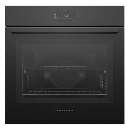 Fisher & Paykel 60cm Minimal Pyrolytic Oven - Black Glass (Series 7)