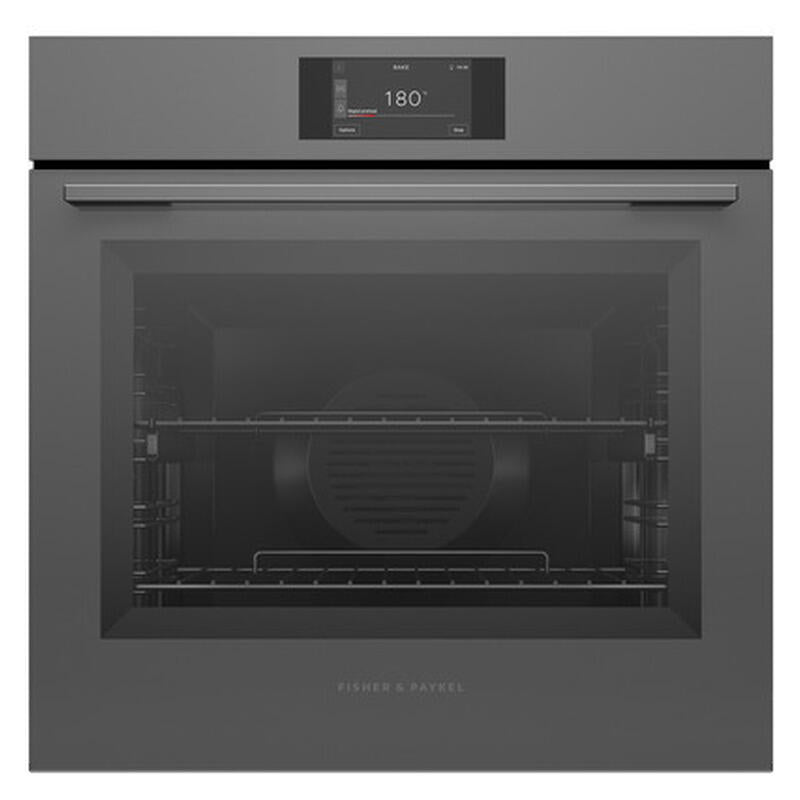 Fisher & Paykel 60cm Minimal Pyrolytic Oven - Grey Glass (Series 7)