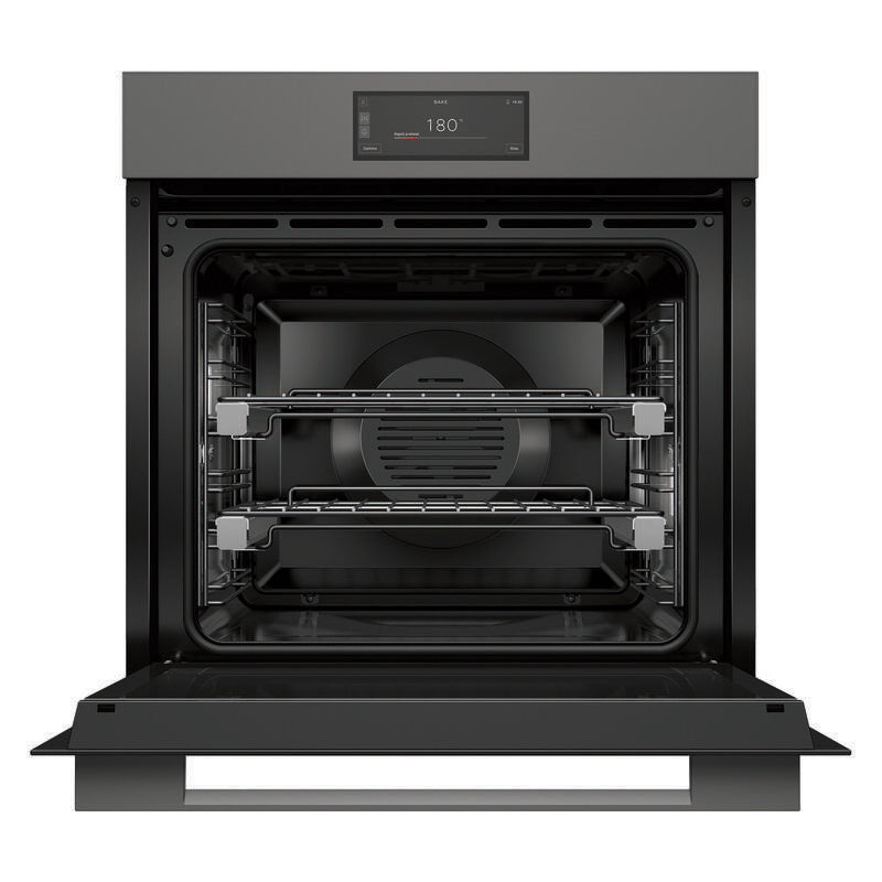 Fisher & Paykel 60cm Minimal Pyrolytic Oven - Grey Glass (Series 9)