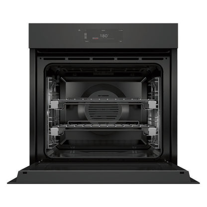 Fisher & Paykel 60cm Minimal Handleless Pyrolytic Oven - Black Glass (Series 11)