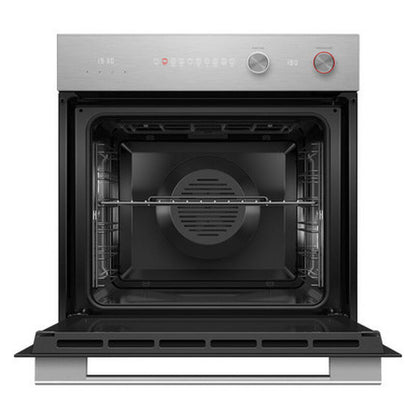 Fisher & Paykel 60cm Contemporary Pyrolytic Oven -  Brushed Silver Glass (Series 5)