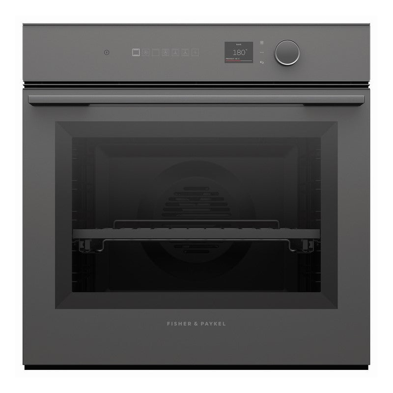 Fisher & Paykel 60cm Pyrolytic Built-In Oven with 16 Functions - Grey (Minimal Series 7)