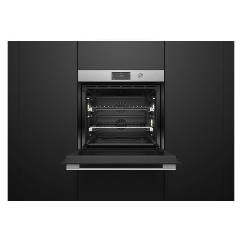 Fisher & Paykel 76cm Contemporary Pyrolytic Oven - Brushed Silver Glass (Series 9)