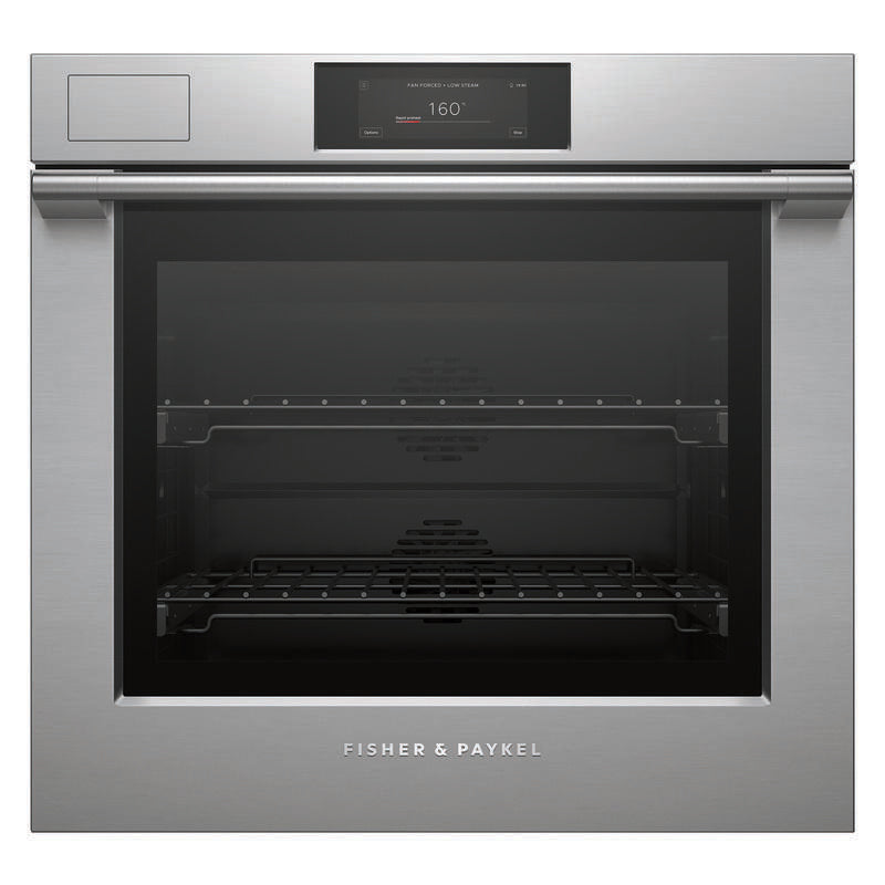 Fisher & Paykel 76cm Professional Pyrolytic Steam Assist Oven - Stainless Steel (Series 11)