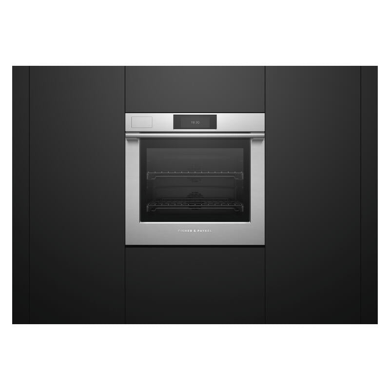 Fisher & Paykel 76cm Professional Pyrolytic Steam Assist Oven - Stainless Steel (Series 11)