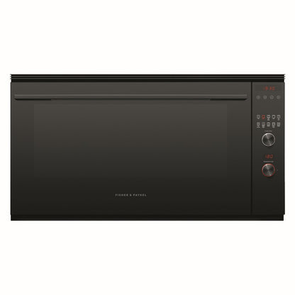 Fisher & Paykel 90cm Built-In Oven with 9 Functions - Black (Contemporary Series 7)
