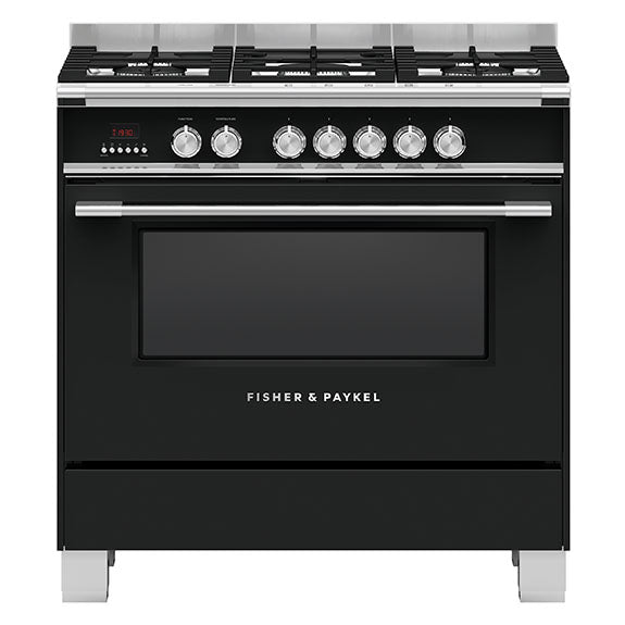 Fisher & Paykel 90cm Series 7 Classic 5 Burner Dual Fuel Cooker