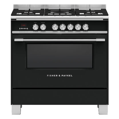 Fisher & Paykel 90cm Series 7 Classic 5 Burner Dual Fuel Cooker