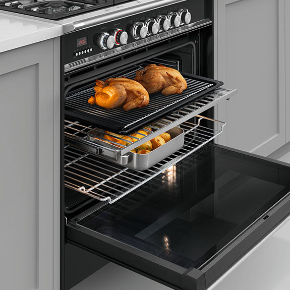 Fisher & Paykel 90cm Series 7 Classic 5 Burner Dual Fuel Cooker