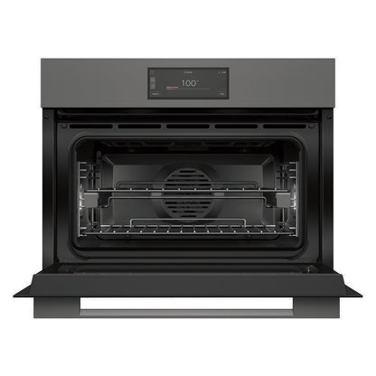 Fisher & Paykel 60cm Minimal Compact Combi-Steam Oven - Grey Glass (Series 11)