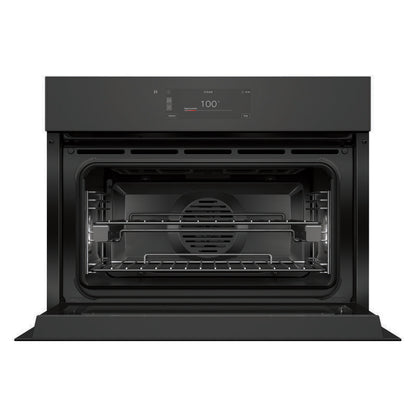Fisher & Paykel 60cm Minimal Handleless Compact Combi-Steam Oven - Black Glass (Series 11)