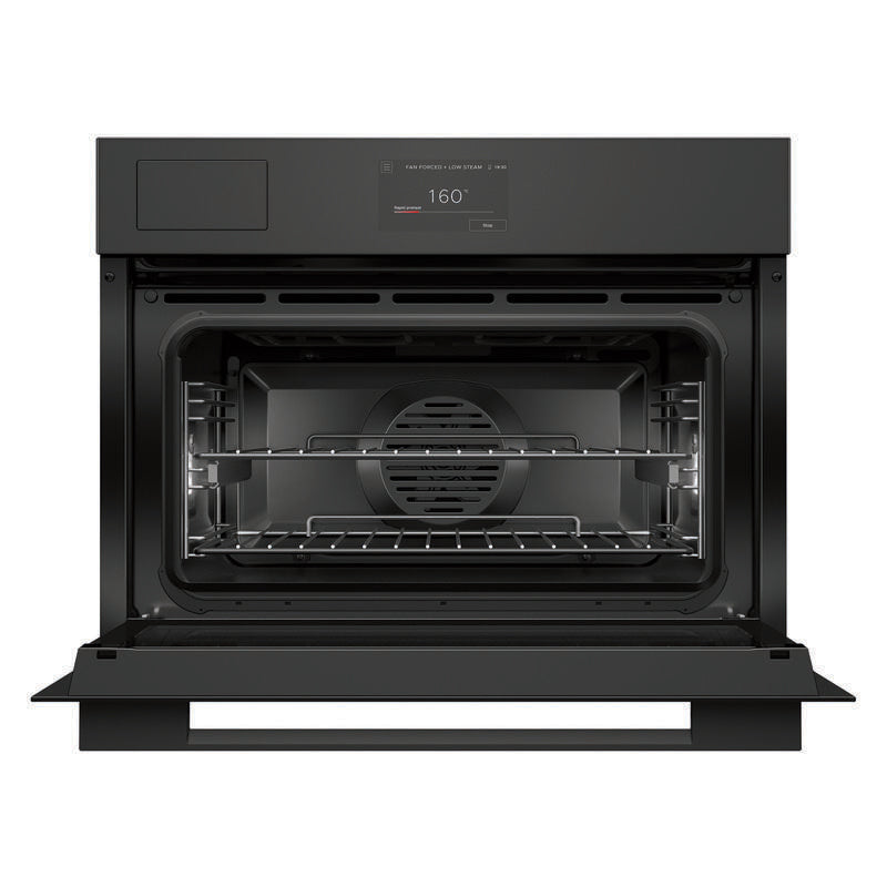 Fisher & Paykel 60cm Minimal Compact Combi-Steam Oven - Black Glass (Series 7)