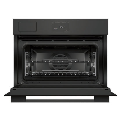 Fisher & Paykel 60cm Minimal Compact Combi-Steam Oven - Black Glass (Series 7)
