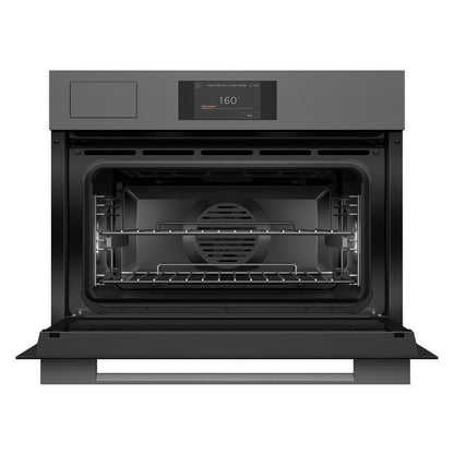 Fisher & Paykel 60cm Minimal Compact Combi-Steam Oven - Grey Glass (Series 7)