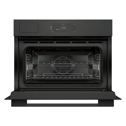 Fisher & Paykel 60cm Minimal Compact Combi-Steam - Black Glass (Series 9)