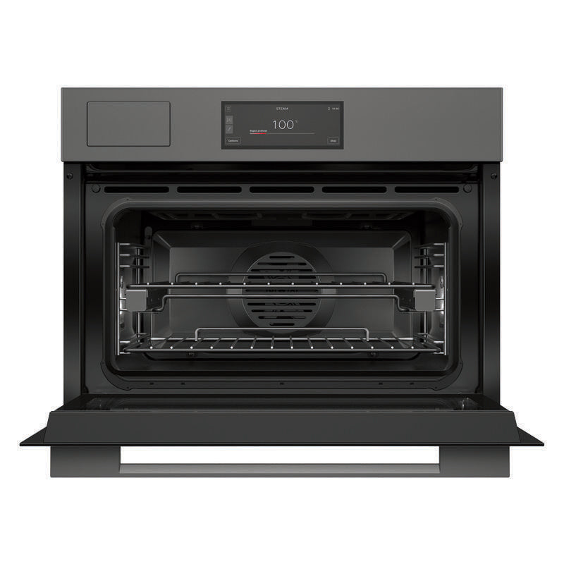 Fisher & Paykel 60cm Minimal Compact Combi-Steam Oven - Grey Glass (Series 9)