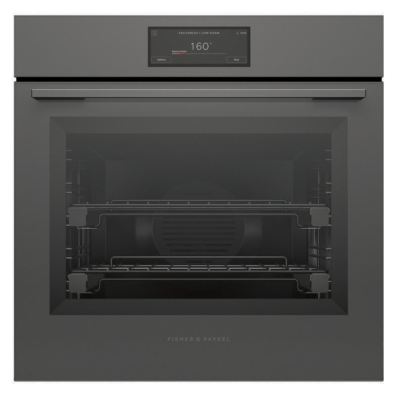 Fisher & Paykel 60cm Minimal Combi-Steam Oven - Grey Glass (Series 11)
