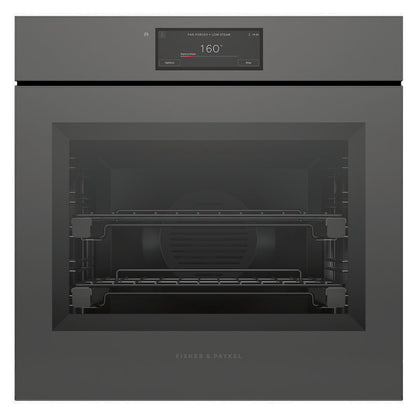 Fisher & Paykel 60cm Minimal Handleless Combi-Steam Oven - Grey Glass (Series 11)