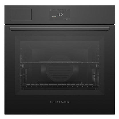 Fisher & Paykel 60cm Minimal Combi-Steam Oven - Black Glass (Series 7)
