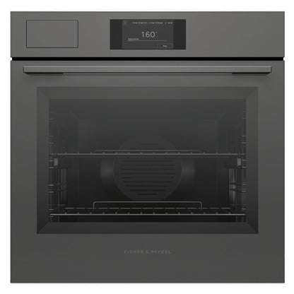 Fisher & Paykel 60cm Minimal Combi-Steam Oven - Grey Glass (Series 7)