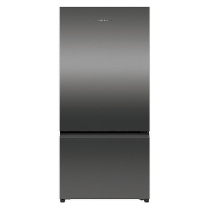 Fisher & Paykel 515L Bottom Mount Fridge Freezer - Black Stainless Steel (Series 5)