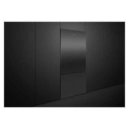 Fisher & Paykel 515L Bottom Mount Fridge Freezer - Black Stainless Steel (Series 5)