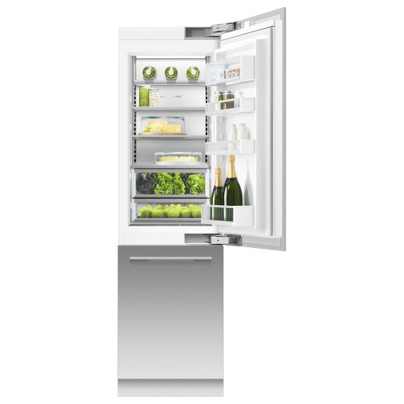 Fisher & Paykel 61cm Series 11 Integrated Refrigerator Freezer, Ice & Water