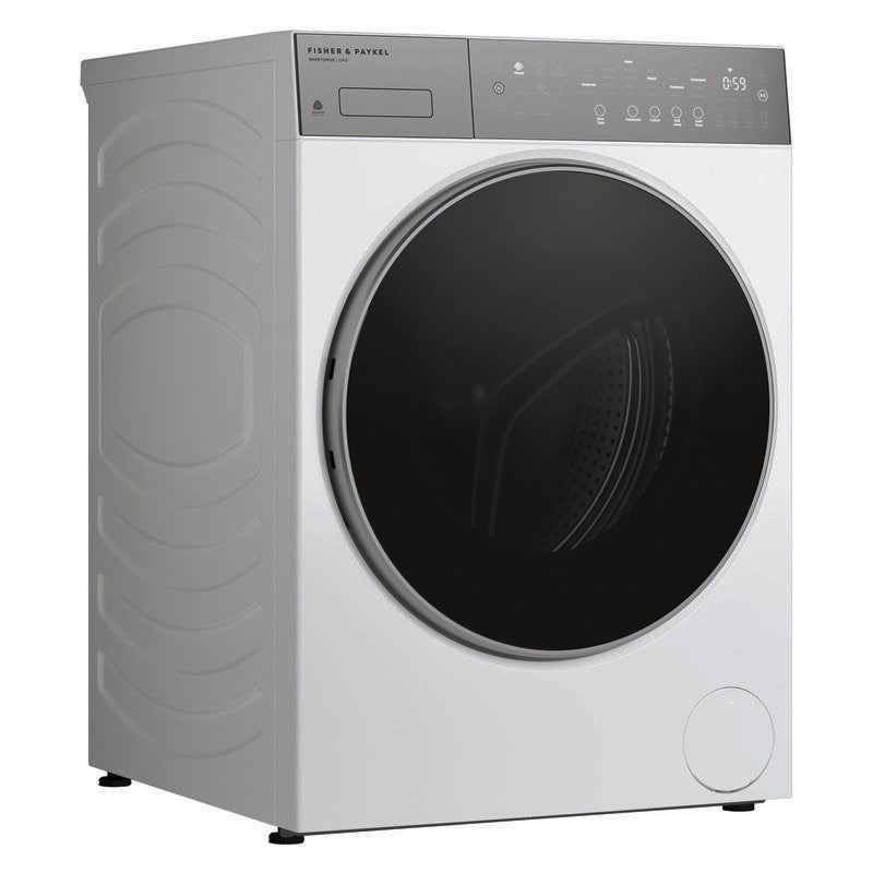 Fisher & Paykel 12kg Front Load Washing Machine - Flexidose- White (Series 5- Contemporary)