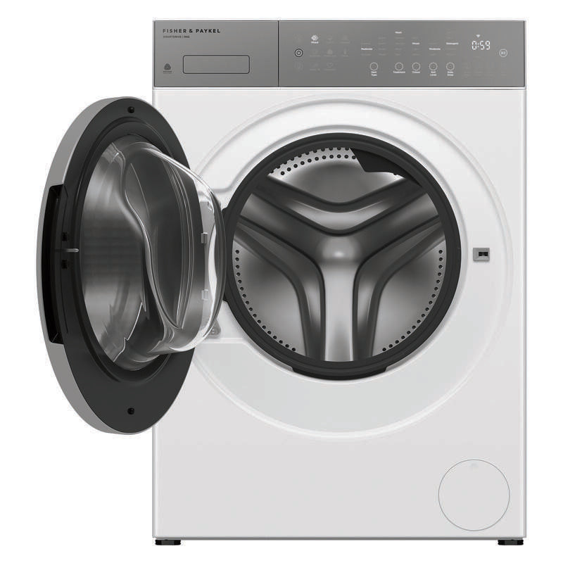 Fisher & Paykel 9kg Smart Front Load Washing Machine - Flexidose - White (Series 5)