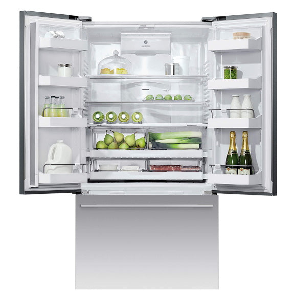 Fisher & Paykel 569L French Door Fridge Freezer with Ice & Water Dispenser - Stainless Steel (Series 7)