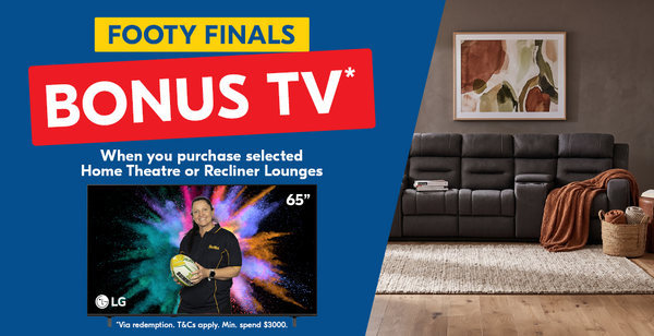 Bonus LG 65" TV with selected Lounges