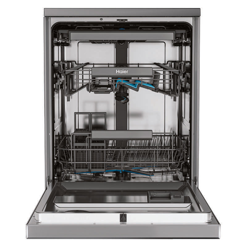 Haier15 Place Setting Smart Freestanding Dishwasher - Satina (600 Series)
