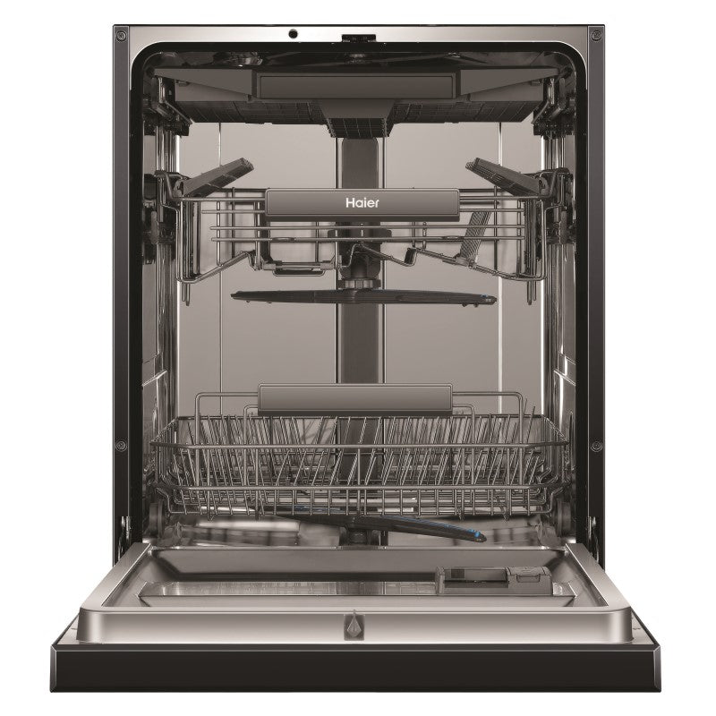Haier15 Place Setting Smart Built-Under Dishwasher - Black (600 Series)