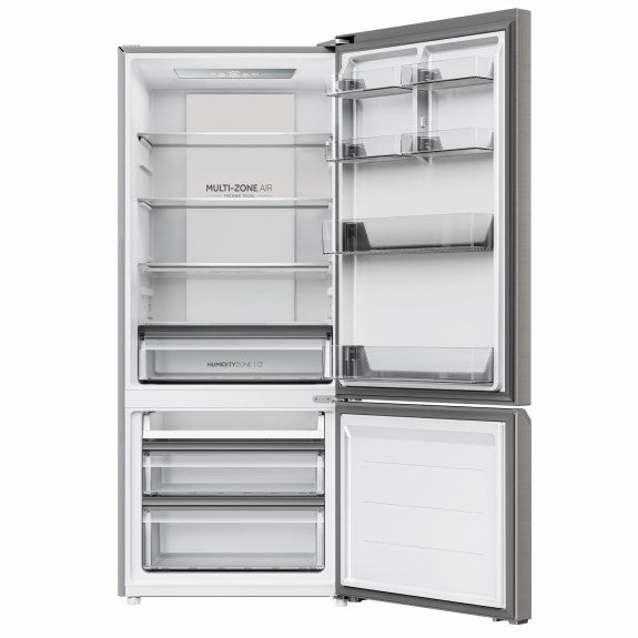 Haier 433L Bottom Mount Fridge Freezer - Satina (500 Series)