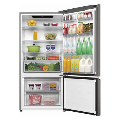 Haier 517L Bottom Mount Fridge Freezer - Satina (500 Series)