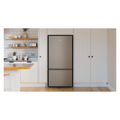 Haier 517L Bottom Mount Fridge Freezer - Satina (500 Series)