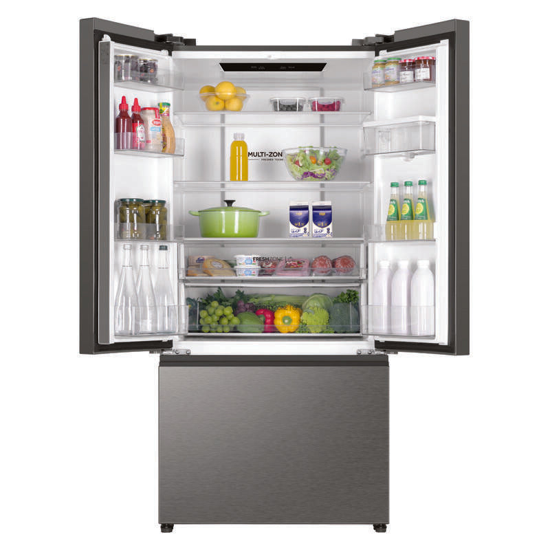 Haier 509L French Door Fridge Freezer with Water Dispenser - Satina (500 Series)