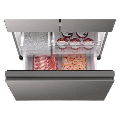 Haier 509L French Door Fridge Freezer with Water Dispenser - Satina (500 Series)