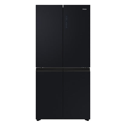 Haier 463L Quad Door Fridge Freezer - Black (600 Series)