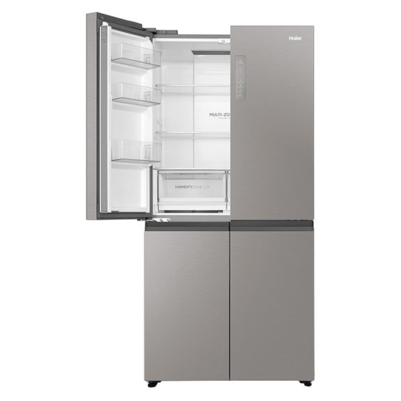 Haier 463L Quad Door Fridge Freezer - Satina (600 Series)
