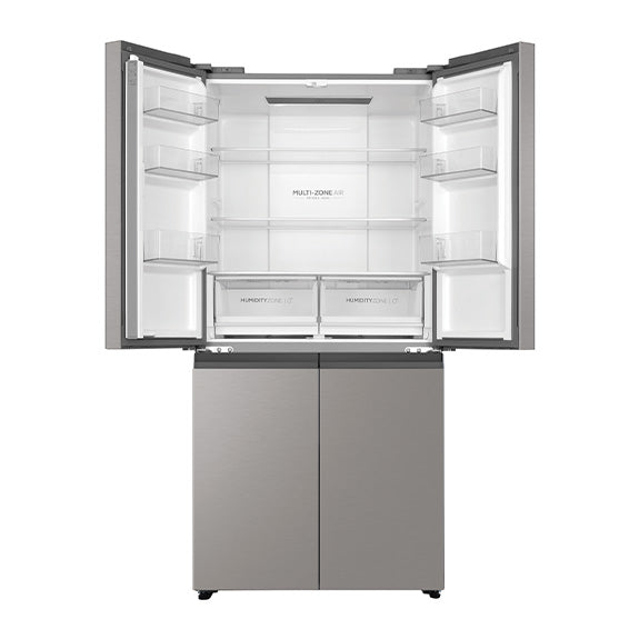 Haier 463L Quad Door Fridge Freezer - Satina (600 Series)