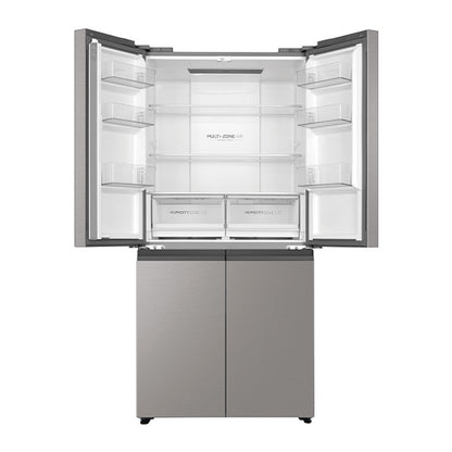 Haier 463L Quad Door Fridge Freezer - Satina (600 Series)