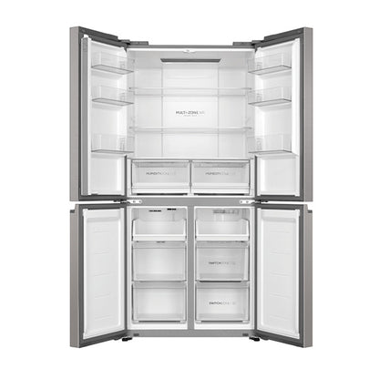 Haier 463L Quad Door Fridge Freezer - Satina (600 Series)