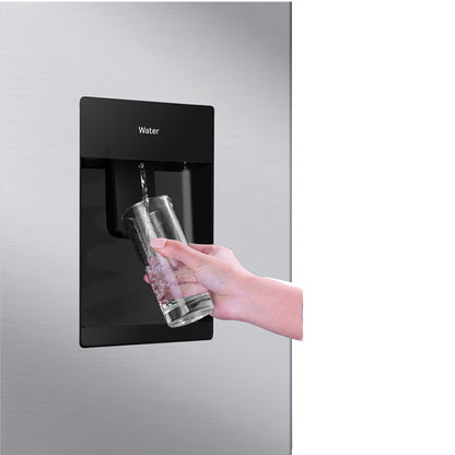 Haier 508L Quad Door Fridge Freezer with Water Dispenser - Satina (600 Series)