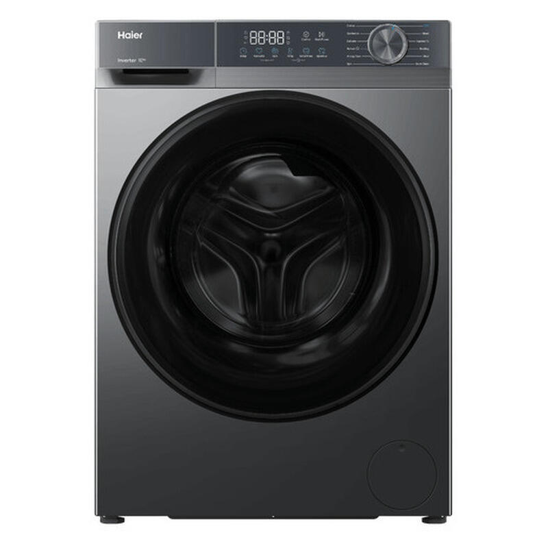 Haier 10kg Front Load Washing Machine with Anti-Bacterial Treatment - Black (300 Series)