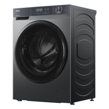 Haier 10kg Front Load Washing Machine with Anti-Bacterial Treatment - Black (300 Series)