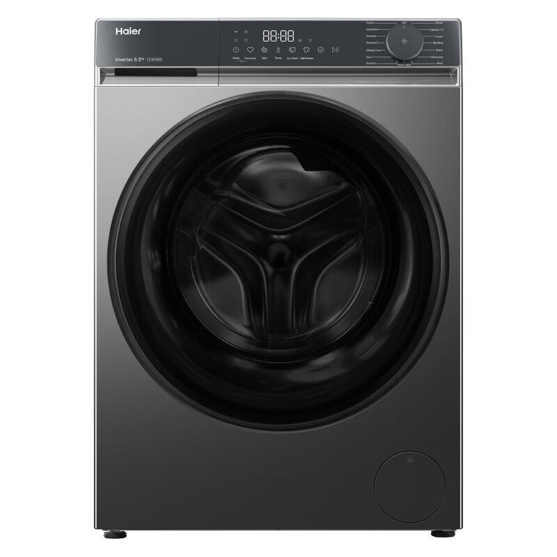 Haier 8.5kg Front Load Washing Machine - Dark (300 Series)