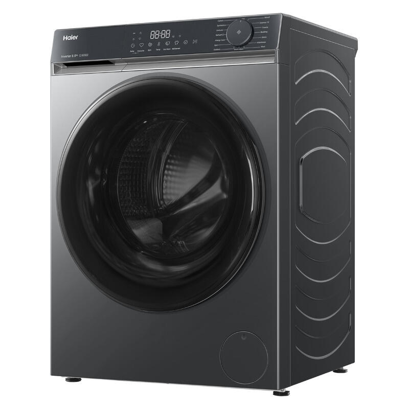 Haier 8.5kg Front Load Washing Machine - Dark (300 Series)